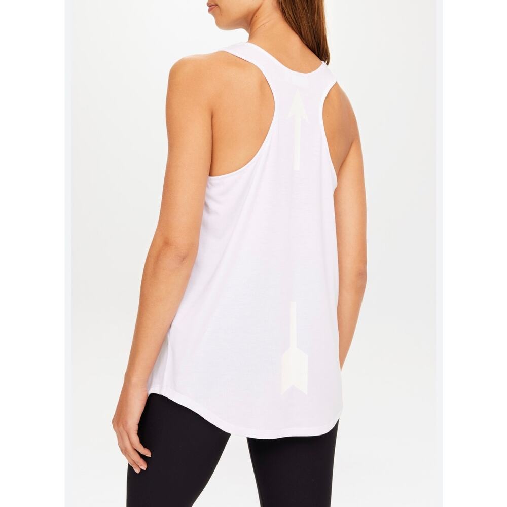NEW The Upside Tank Top Womens Small White Dri Release Markova Athleisure